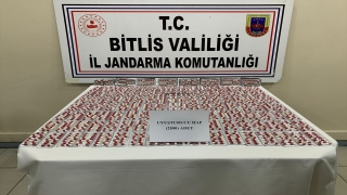 Bitlis’te 2 bin 800 sentetik uyuşturucu hap ele geçirildi