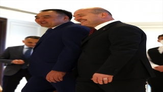 Bakan Soylu, Kırgızistan İçişleri Bakanı Niyazbekov ile görüştü