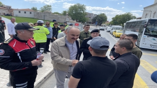 Trakya’da ”Yayalar İçin 5 Adımda Güvenli Trafik” uygulaması yapıldı