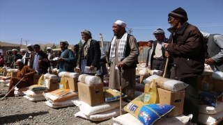 Türk Kızılaydan Afganistan’da ihtiyaç sahibi 350 aileye gıda yardımı