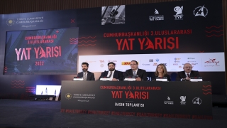 Cumhurbaşkanlığı Uluslararası Yat Yarışları’nın basın toplantısı yapıldı