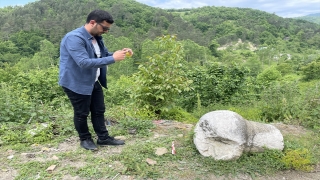 Bartın’da yol çalışması sırasında tarihi eser kalıntısı bulundu