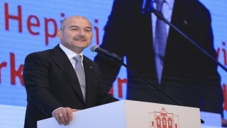 Bakan Soylu, ”Türkiye Muhtarları El Ele Projesiİstanbul Buluşması”nda konuştu: