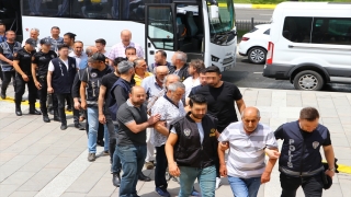 Tekirdağ merkezli 11 ildeki terör operasyonunda yakalanan 37 şüpheli adliyede