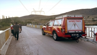 Kayseri’de Kızılırmak’ta kaybolan kişi için arama çalışması başlatıldı