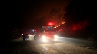 Marmaris’teki orman yangını devam ediyor