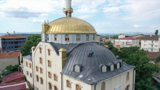 Bursa’da cami kubbesindeki yuvadan düşen leylek yavruları kurtarıldı