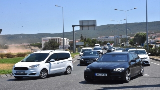 Muğla’da tatilciler dönüş yolunda yoğunluk oluşturdu