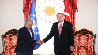 Cumhurbaşkanı Erdoğan, BM Genel Sekreteri Guterres ile görüştü