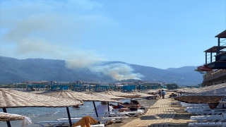 Marmaris’te orman yangını başladı