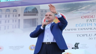 AK Parti Genel Başkanvekili Kurtulmuş, Ordu’daki toplu açılış töreninde konuştu: