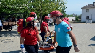 Aydın’da helikopter destekli kurtarma tatbikatı yapıldı