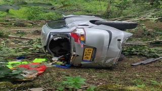 Giresun’da otomobilin devrildiği kazada 1 kişi öldü, 3 kişi yaralandı