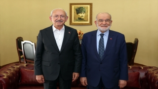 Saadet Partisi Genel Başkanı Karamollaoğlu, Kılıçdaroğlu’nu ziyaret etti