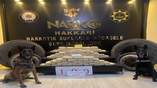 Hakkari’de 100 kilogram eroin ele geçirildi 