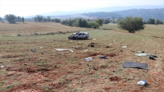 Kastamonu’da tarlaya devrilen otomobilin sürücüsü öldü