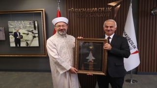 Diyanet İşleri Başkanı Ali Erbaş, TUSAŞ’ı ziyaret etti