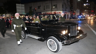 Büyük Önder Mustafa Kemal Atatürk’ün Sivas’a gelişi temsili olarak canlandırıldı