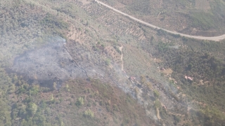 Muğla’da makilik alanda çıkan yangın söndürüldü