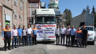 Kayseri Şeker’den Pakistan’daki sel bölgesine yardım