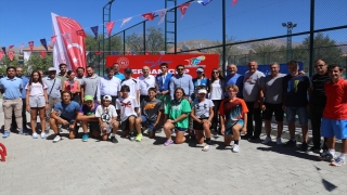 Uluslararası Erzincan Ergan Cup Tenis Turnuvası sona erdi