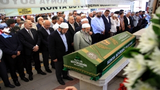 İzmir Valisi Köşger’in kayınpederi Konya’da toprağa verildi