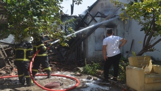 Amasya’da iki evde çıkan yangın söndürüldü