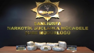 Şanlıurfa’da 5 kilo 650 gram esrar ele geçirildi