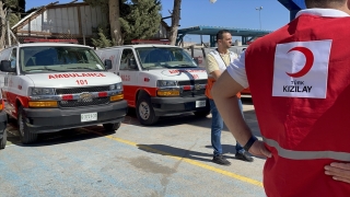 Uluslararası kuruluşlardan Filistin Kızılayı’na 21 ambulans hibe