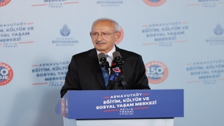 CHP Genel Başkanı Kılıçdaroğlu, Arnavutköy Yaşam Merkezi’nin açılış töreninde konuştu: