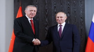 Cumhurbaşkanı Erdoğan, Rusya Devlet Başkanı Putin ile bir araya geldi