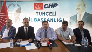 CHP Genel Başkan Yardımcısı Erkek, Tunceli’de konuştu: