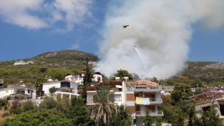 Alanya’da çıkan orman yangını kontrol altına alındı