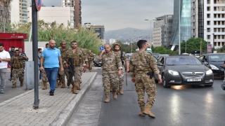 Lübnan’da banka basanların yakınları Adalet Bakanlığı önünde gösteri yaptı 