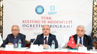 TMV’nin ”Türk Kültürü ve Medeniyeti Öğretim Programı” istişare toplantısı