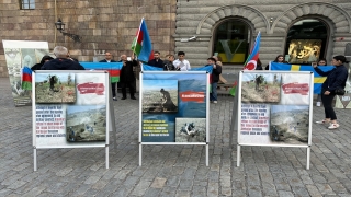 İsveç’te Ermenistan’ın Azerbaycan’a saldırıları protesto edildi