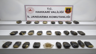 Hakkari’de 27 kilo 500 gram uyuşturucu ele geçirildi