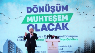 Kılıçdaroğlu, İzmir’de konut projesi temel atma törenine katıldı