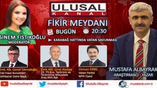 Başyazarımız Mustafa Albayrak bu akşam saat 20:30'da Ulusal Kanal'da