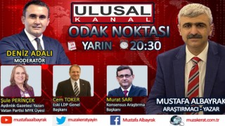 Başyazarımız Mustafa Albayrak yarın akşam saat 20:30'da Ulusal kanalda