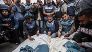 Terör devleti israil bir yılda 152 gazeteciyi katletti